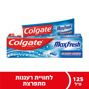 משחת שיניים קולגייט מקס פרש קריסטלים מרעננים