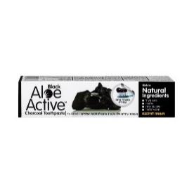 משחת שיניים להלבנה עם פחם  Aloe Active - אלו אקטיב