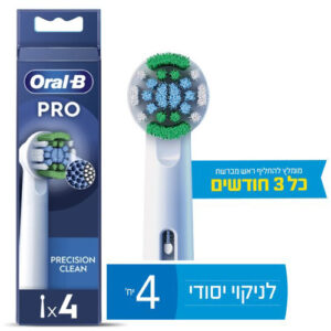 ראש למברשת חשמלית פרו לניקוי יסודי Oral - B